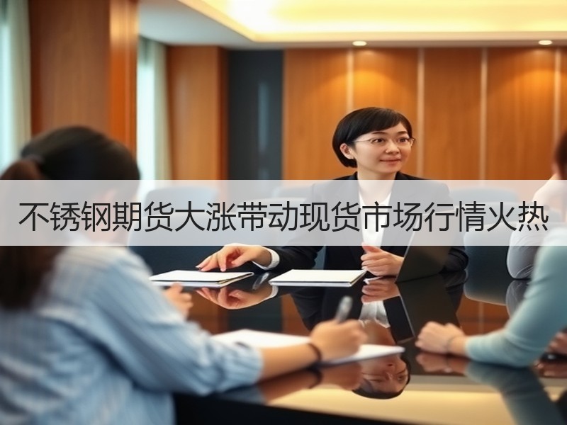 不锈钢期货大涨带动现货市场行情火热