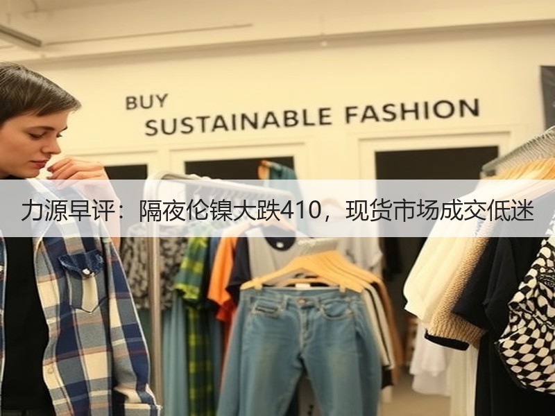 力源早评：隔夜伦镍大跌410，现货市场成交低迷