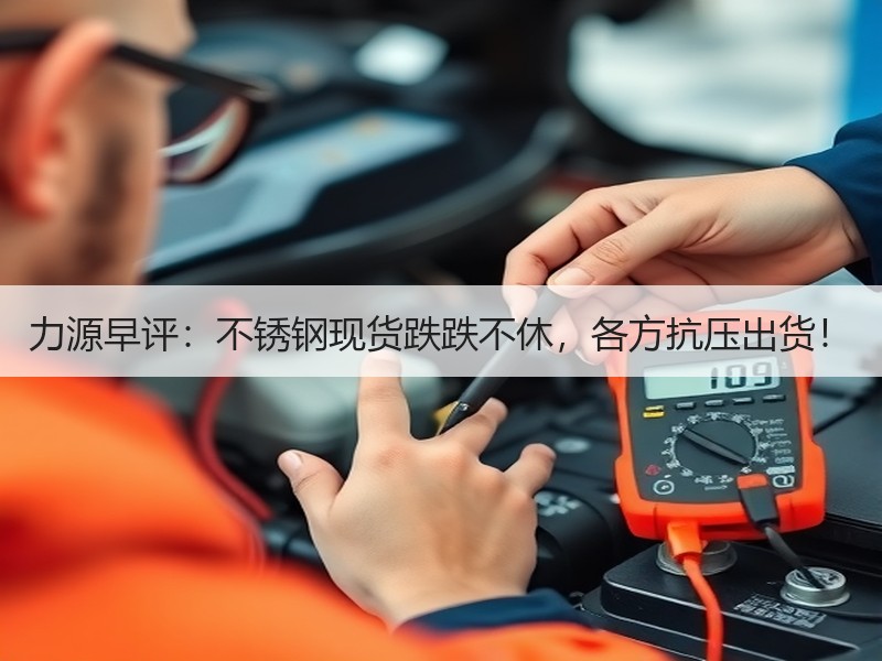 力源早评：不锈钢现货跌跌不休，各方抗压出货！