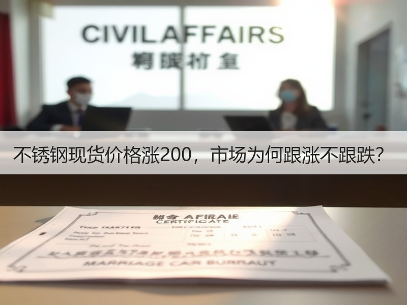不锈钢现货价格涨200，市场为何跟涨不跟跌？