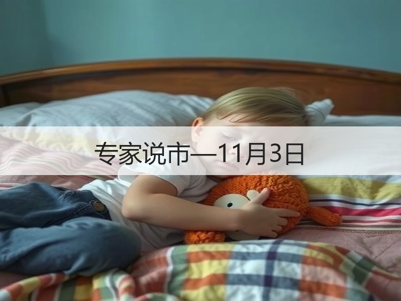 专家说市—11月3日