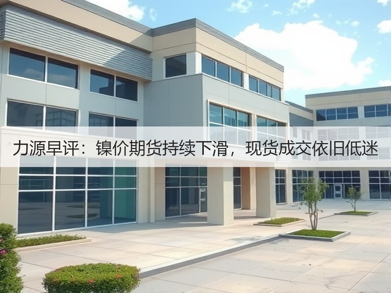 力源早评：镍价期货持续下滑，现货成交依旧低迷
