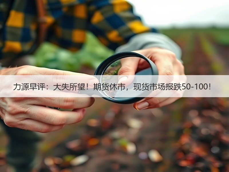 力源早评：大失所望！期货休市，现货市场报跌50-100！