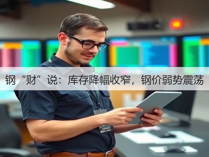 钢“财”说：库存降幅收窄，钢价弱势震荡