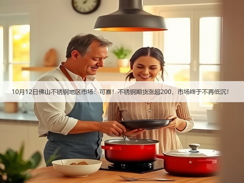 10月12日佛山不锈钢地区市场：可喜！不锈钢期货涨超200，市场终于不再低沉！