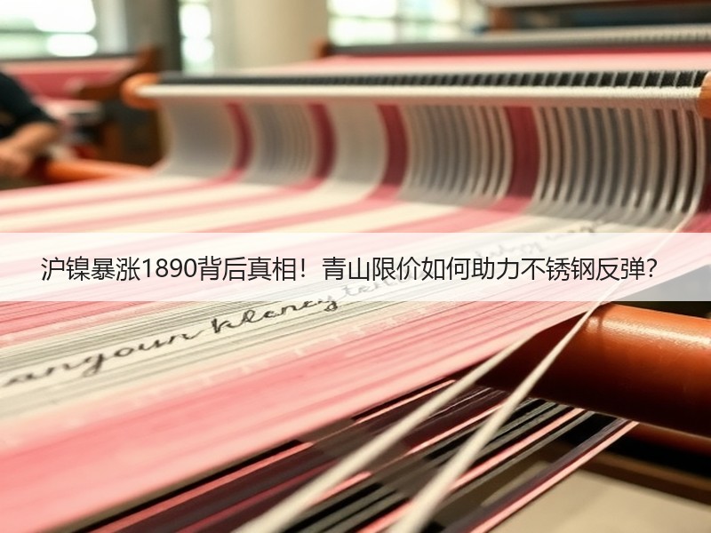 沪镍暴涨1890背后真相！青山限价如何助力不锈钢反弹？