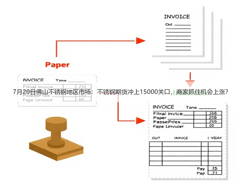 7月20日佛山不锈钢地区市场：不锈钢期货冲上15000关口，商家抓住机会上涨？