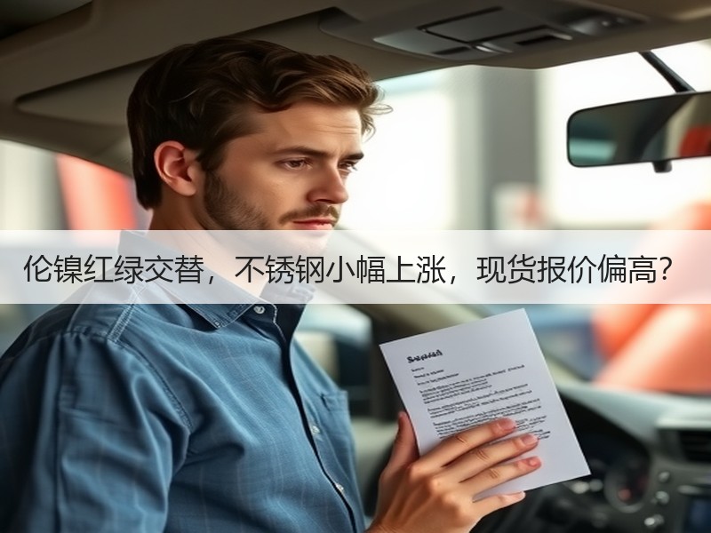 伦镍红绿交替，不锈钢小幅上涨，现货报价偏高？