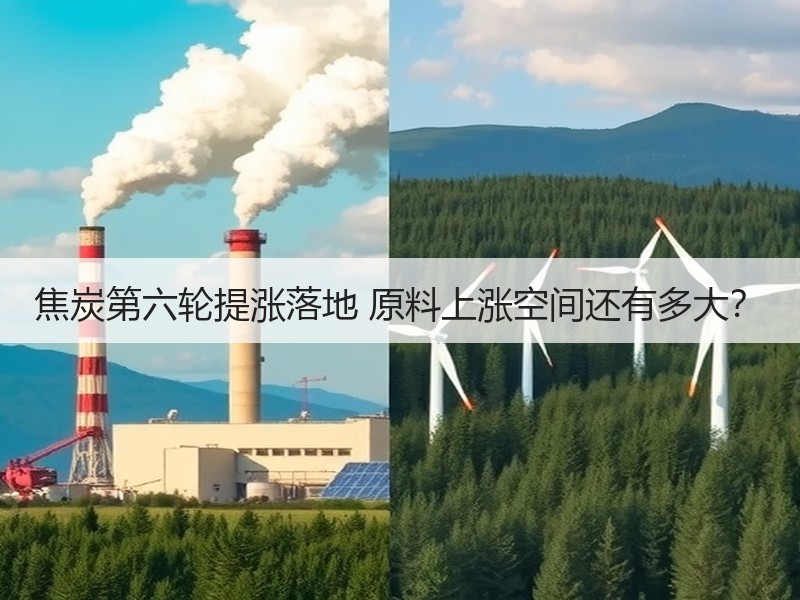 焦炭第六轮提涨落地 原料上涨空间还有多大？