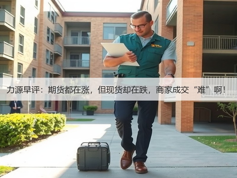 力源早评：期货都在涨，但现货却在跌，商家成交“难”啊！