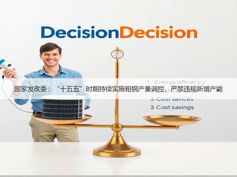 国家发改委：“十五五”时期持续实施粗钢产量调控，严禁违规新增产能
