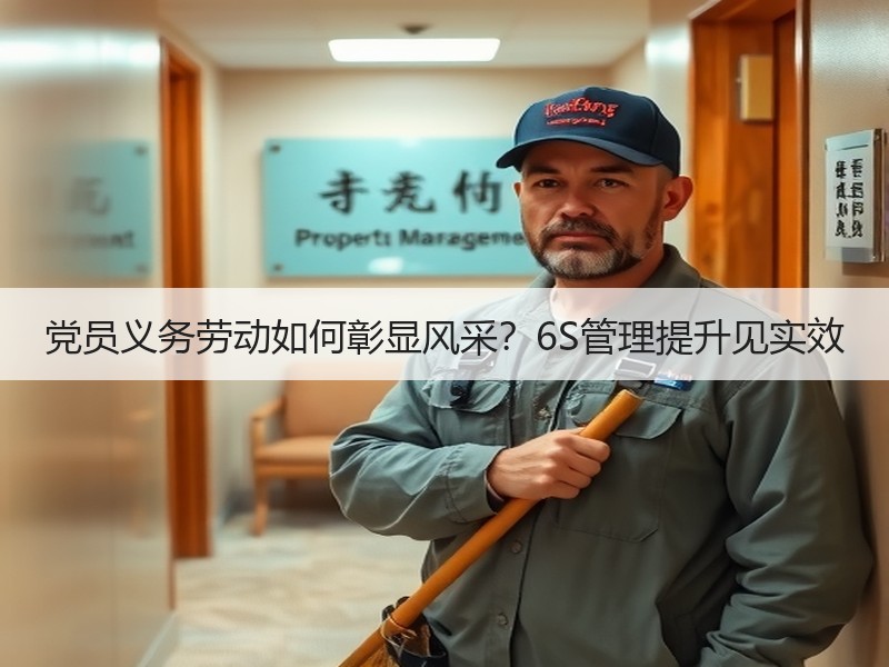 党员义务劳动如何彰显风采？6S管理提升见实效