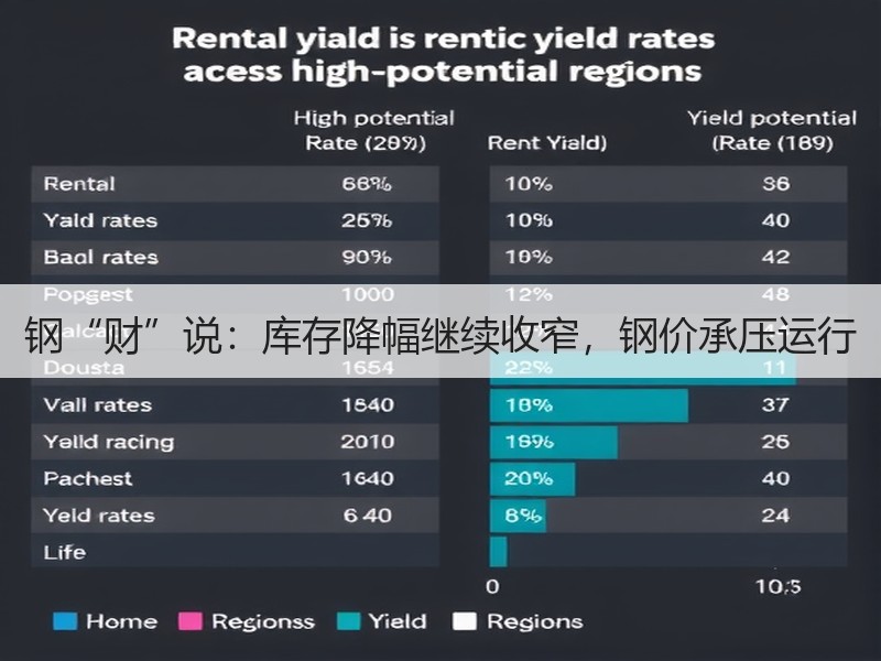钢“财”说：库存降幅继续收窄，钢价承压运行