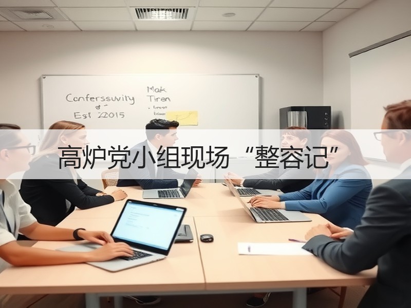 高炉党小组现场“整容记”