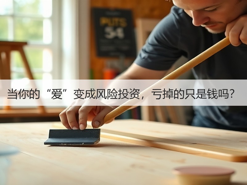 当你的“爱”变成风险投资，亏掉的只是钱吗？