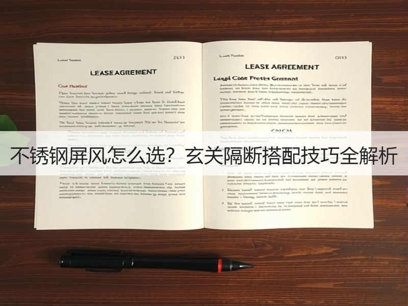 不锈钢屏风怎么选？玄关隔断搭配技巧全解析