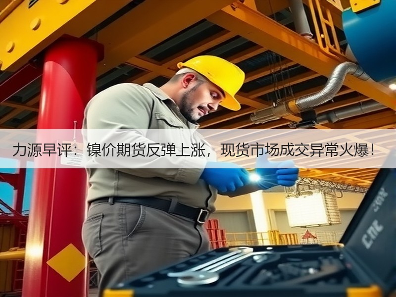 力源早评：镍价期货反弹上涨，现货市场成交异常火爆！