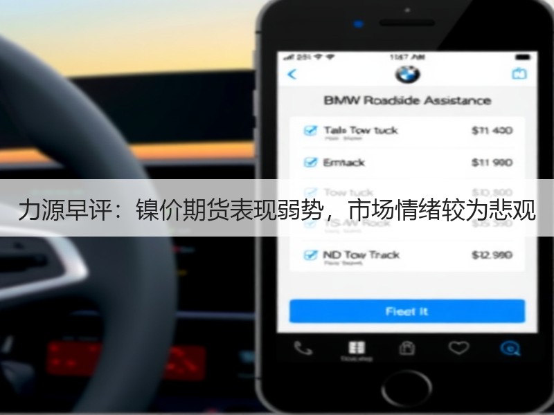 力源早评：镍价期货表现弱势，市场情绪较为悲观