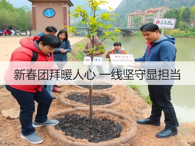 新春团拜暖人心 一线坚守显担当