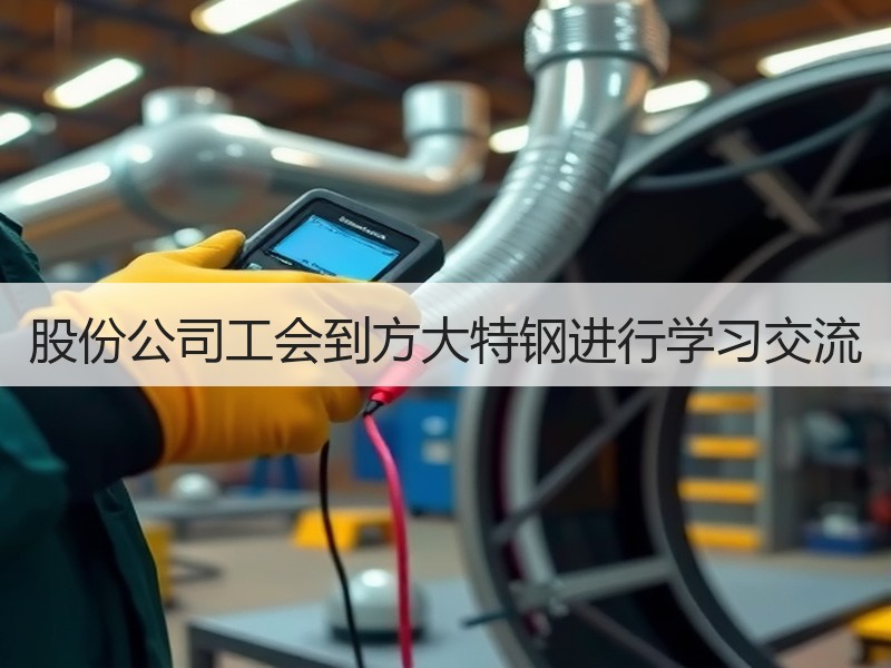股份公司工会到方大特钢进行学习交流