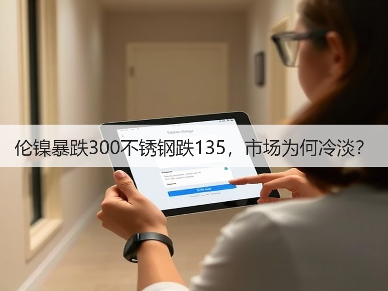 伦镍暴跌300不锈钢跌135，市场为何冷淡？