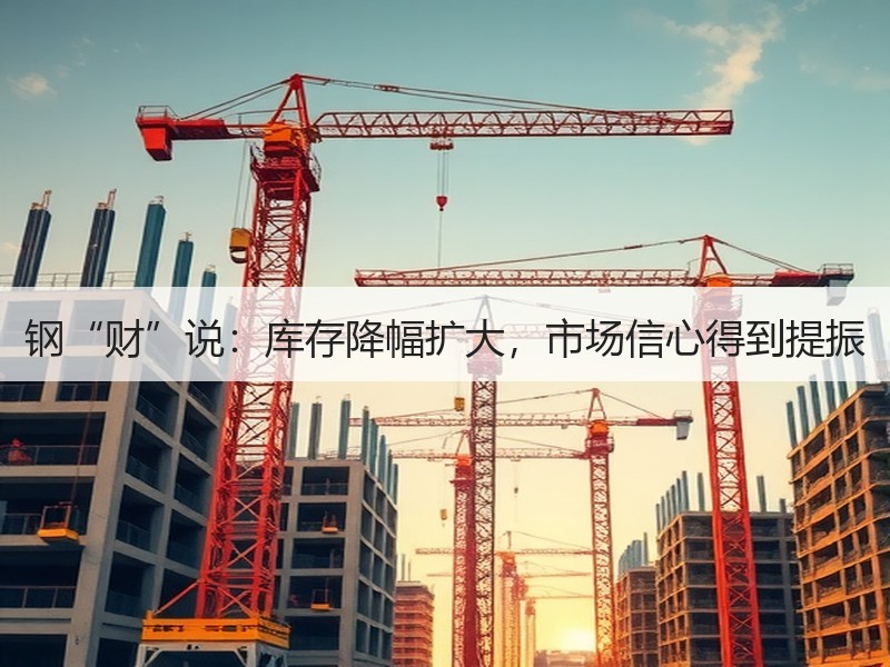 钢“财”说：库存降幅扩大，市场信心得到提振