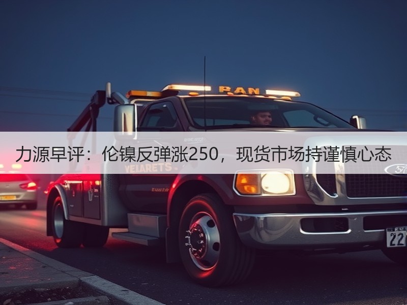 力源早评：伦镍反弹涨250，现货市场持谨慎心态