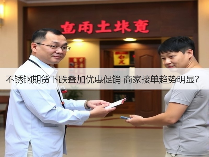 不锈钢期货下跌叠加优惠促销 商家接单趋势明显？