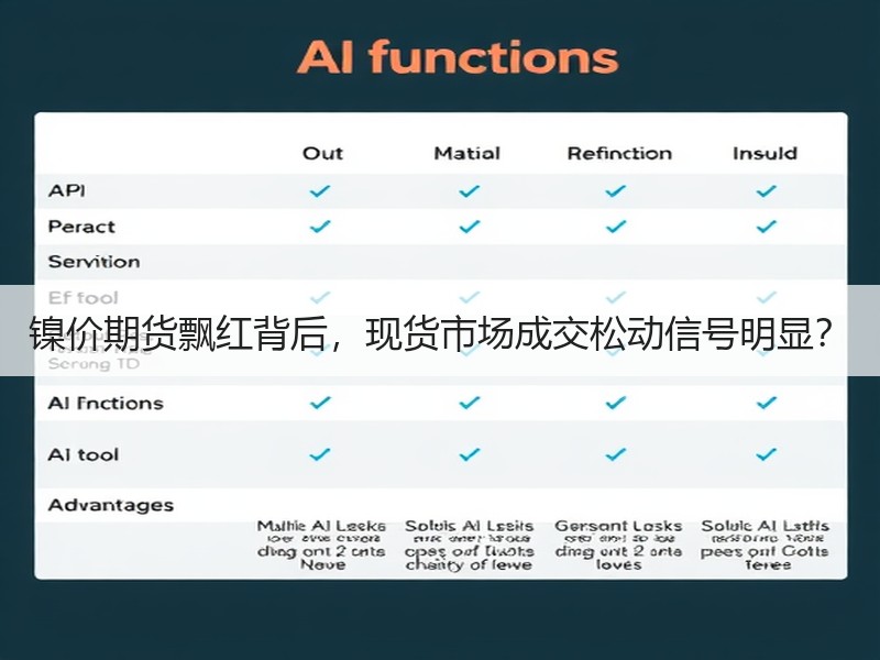 镍价期货飘红背后，现货市场成交松动信号明显？