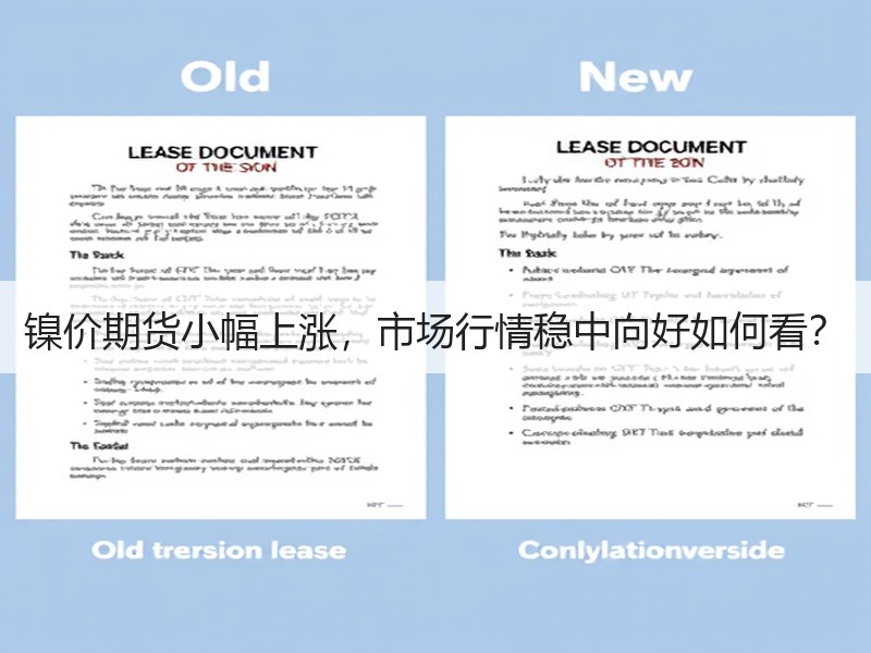 镍价期货小幅上涨，市场行情稳中向好如何看？