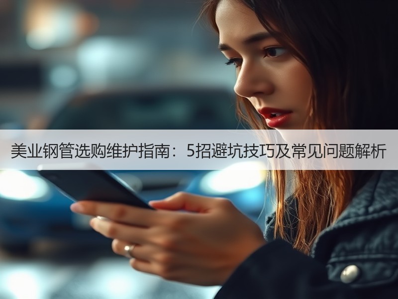 美业钢管选购维护指南：5招避坑技巧及常见问题解析