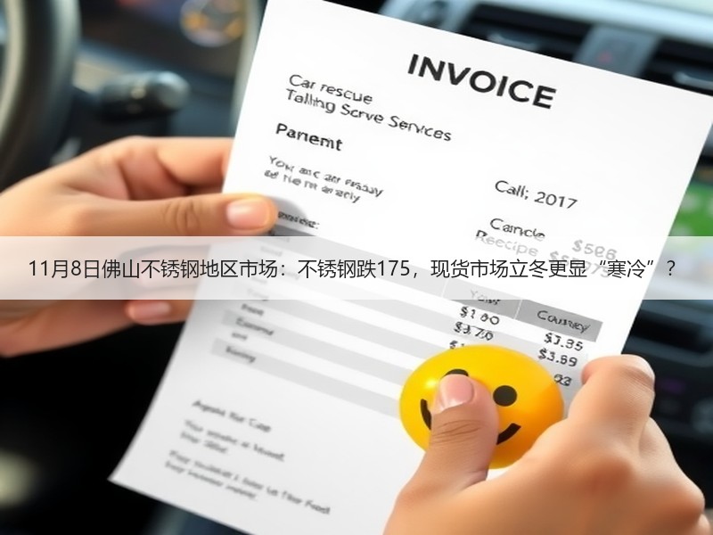 11月8日佛山不锈钢地区市场：不锈钢跌175，现货市场立冬更显“寒冷”？