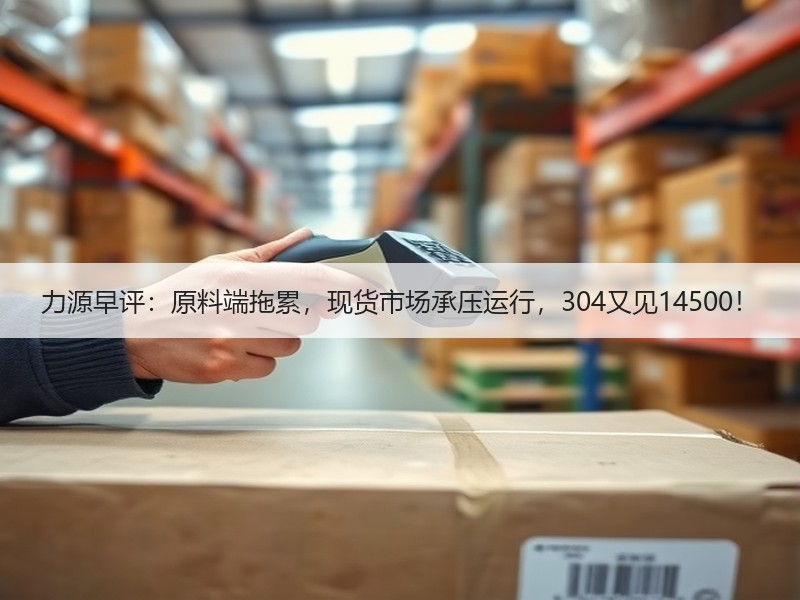 力源早评：原料端拖累，现货市场承压运行，304又见14500！