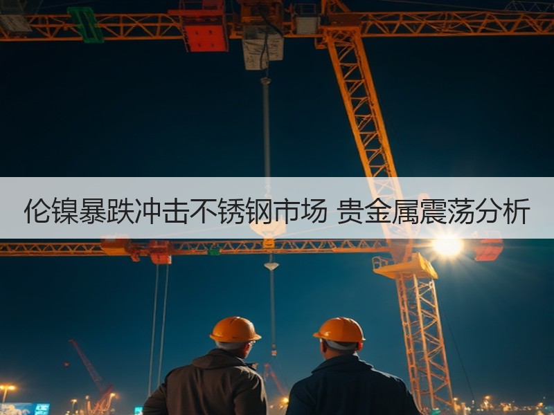 伦镍暴跌冲击不锈钢市场 贵金属震荡分析