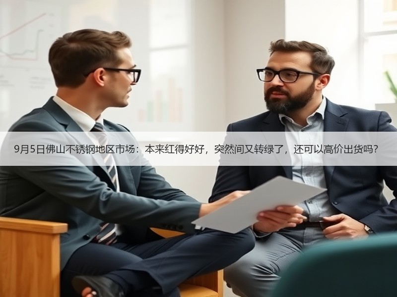 9月5日佛山不锈钢地区市场：本来红得好好，突然间又转绿了，还可以高价出货吗？