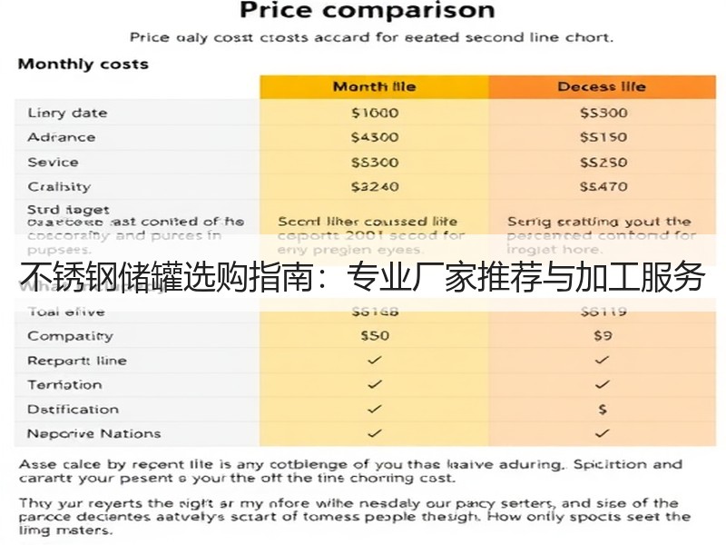 不锈钢储罐选购指南：专业厂家推荐与加工服务