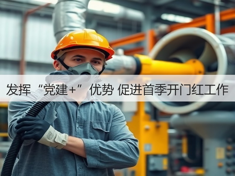 发挥“党建+”优势 促进首季开门红工作