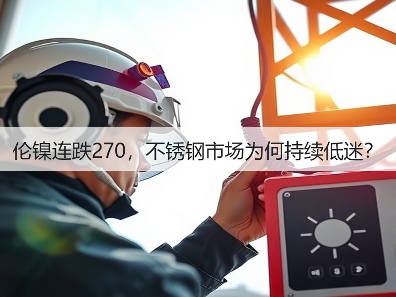 伦镍连跌270，不锈钢市场为何持续低迷？