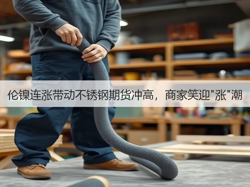 伦镍连涨带动不锈钢期货冲高，商家笑迎