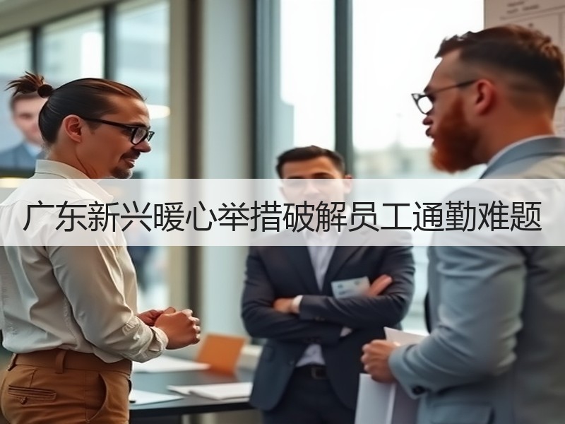 广东新兴暖心举措破解员工通勤难题