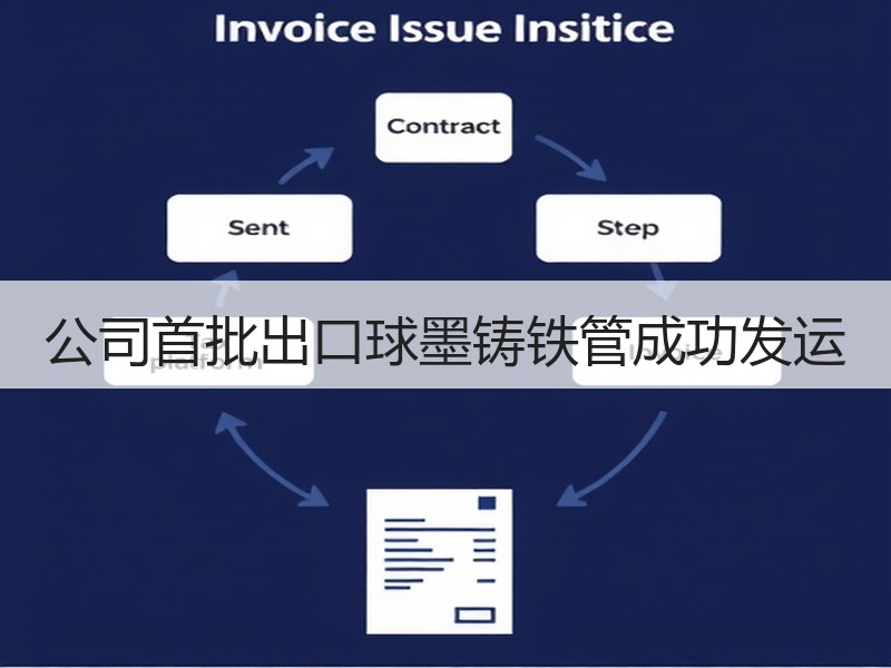 公司首批出口球墨铸铁管成功发运